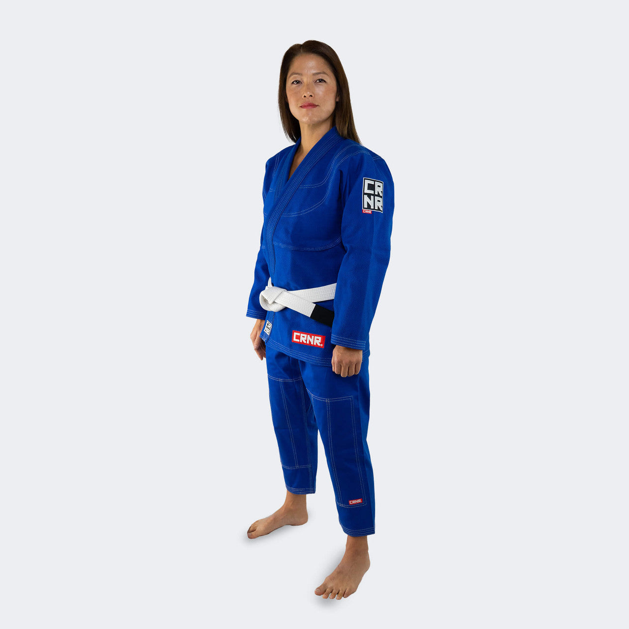 V7 Womens BJJ GI + Free White Belt | Royal Blue | Size: F-1