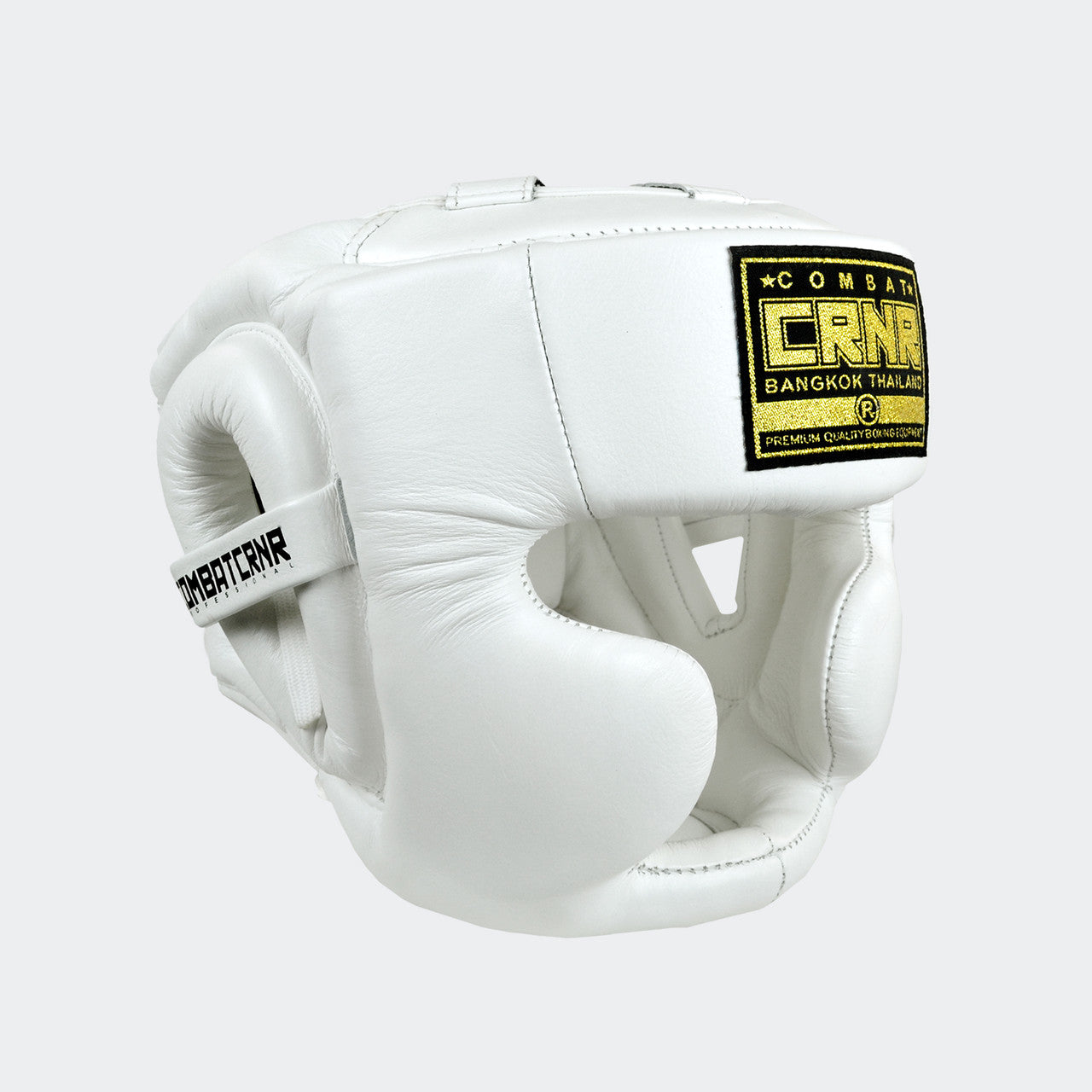 White Full Face Headgear | HMIT | Combat Corner