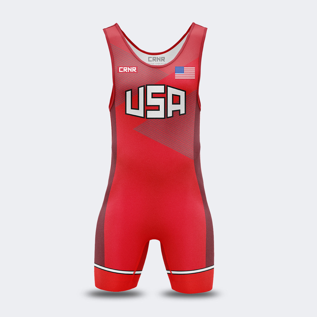 レスリング　シングレット　USA CHAMPION USA Wrestling Singlet | Red | Combat Corner