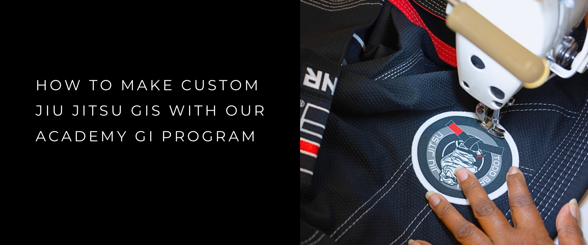 Hero image for Combat Corner's article How to Make Custom Jiu Jitsu Gis with Our Academy Gi Program