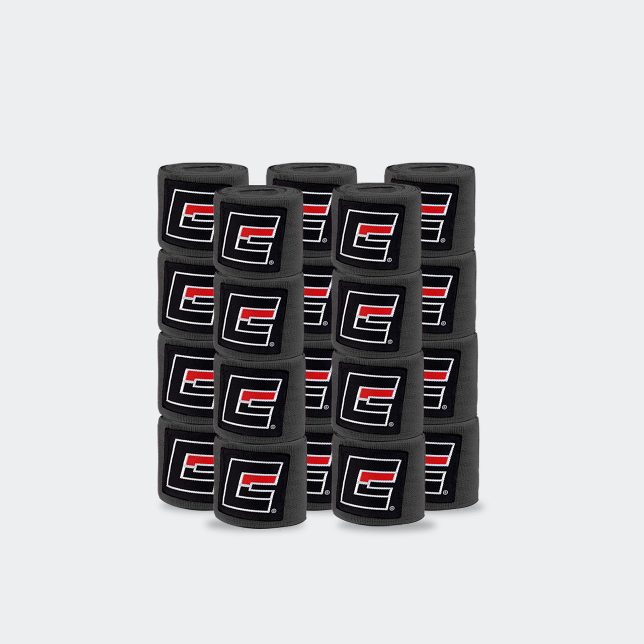 Grey Pro hand wraps 180" length, 10-pack, hand wraps, boxing hand wraps, boxing wraps, kickboxing hand wraps, muay thai hand wraps