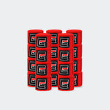 Red Pro hand wraps 180" length, 10-pack, hand wraps, boxing hand wraps, boxing wraps, kickboxing hand wraps, muay thai hand wraps