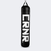 Black CRNR Heavy Bag, Combat Corner Heavy Bag, Punching Bag, Muay Thai Heavy Bag