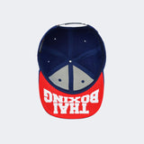 8 Thai Hat, Muay Thai Hat, 8 Limbs Hat, Thai Boxing Hat, 8 Muay Thai Hat, Thailand, Navy Blue Hat