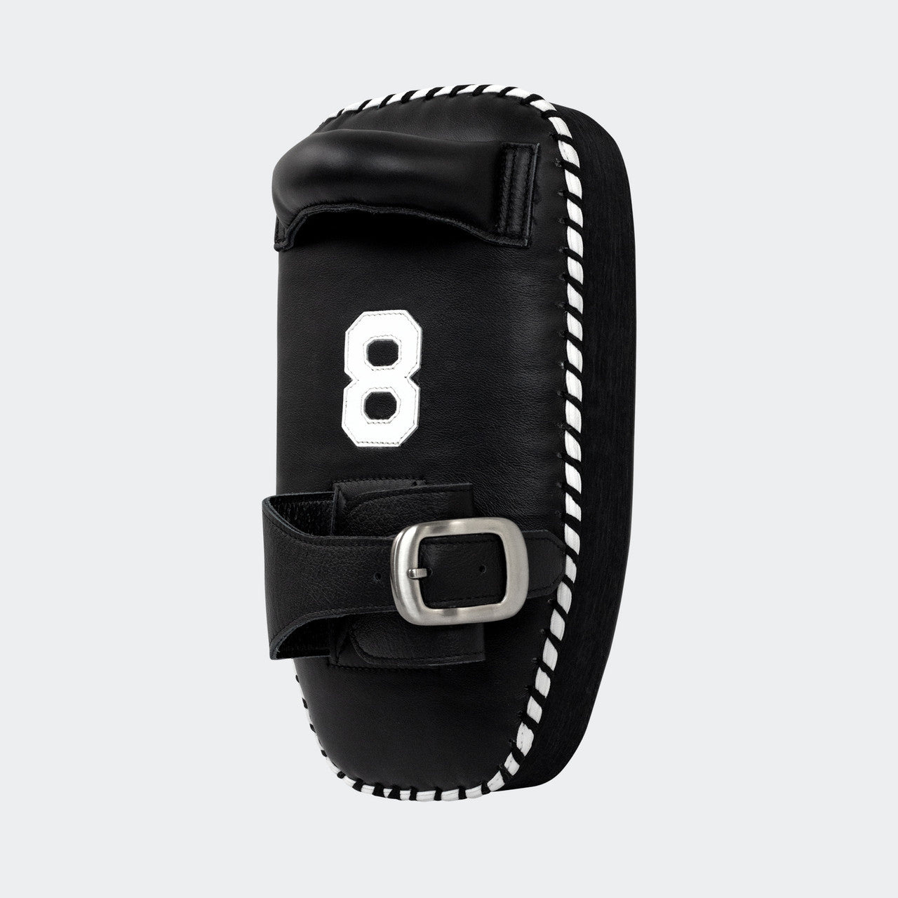 8 Muay Thai Single Strap Thai Pads | Black/Black – Combat Corner