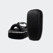8 Muay Thai Single Strap Thai Pads | Black/Black