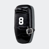 Leather muay Thai Pads, Grey Muay thai pads, Combat corner muay thai pads, Hand made in Thailand, single strap thai pads, 8 muay thai