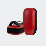 8 Muay Thai Single Strap Thai Pads | Red/Black