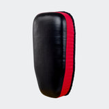 Leather muay Thai Pads, Red Muay thai pads, Combat corner muay thai pads, Hand made in Thailand, single strap thai pads