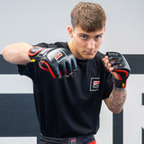 Ammy MMA Tech 6oz. Fight Gloves | Red/Black