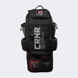 Product photo of the front of the Combat Corner Adapt Gear Bag showing the bag's extended ventilated mesh bag