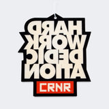 Combat Corner, CRNR Air Freshener, Hard Work Dedication