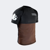 Brown Belt Rash Guard, Rank Rash Guard, IBJJF Rash Guard, BJJ Life Rash Guard, Rash Guard, Jiu Jistu Rash Guard, Nogi rash guard, BJJ Rash Guard