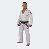 White BJJ GI, Jiu Jitsu GI, Competition GI, Lightweight gi, fitted bjj gi, fitted jiu jitsu gi, L size bjj GI, H size BJJ GI, BJJ Life GI, CompLite Jiu Jitsu GI