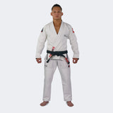 White BJJ GI, Jiu Jitsu GI, Competition GI, Lightweight gi, fitted bjj gi, fitted jiu jitsu gi, L size bjj GI, H size BJJ GI, BJJ Life GI, CompLite Jiu Jitsu GI