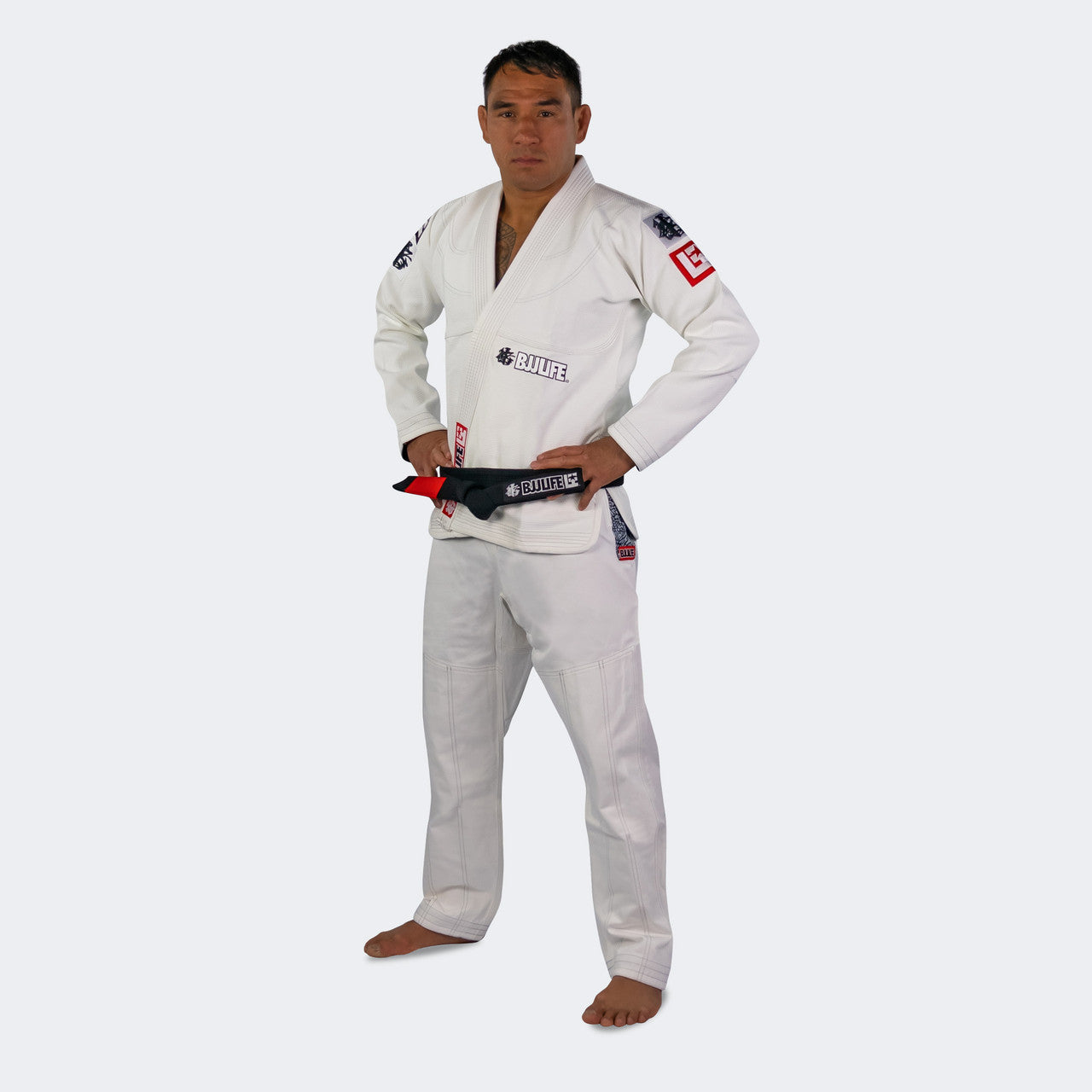White BJJ GI, White Jiu Jitsu GI, BJJ Life CompTrainer, CompTrainer BJJ, Jiu Jitsu GI, Premium BJJ GI, BJJ Life Jiu Jitsu GI