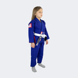 Blue Kids Gi, Blue Kids BJJ GI, kids Jiu Jitsu GI