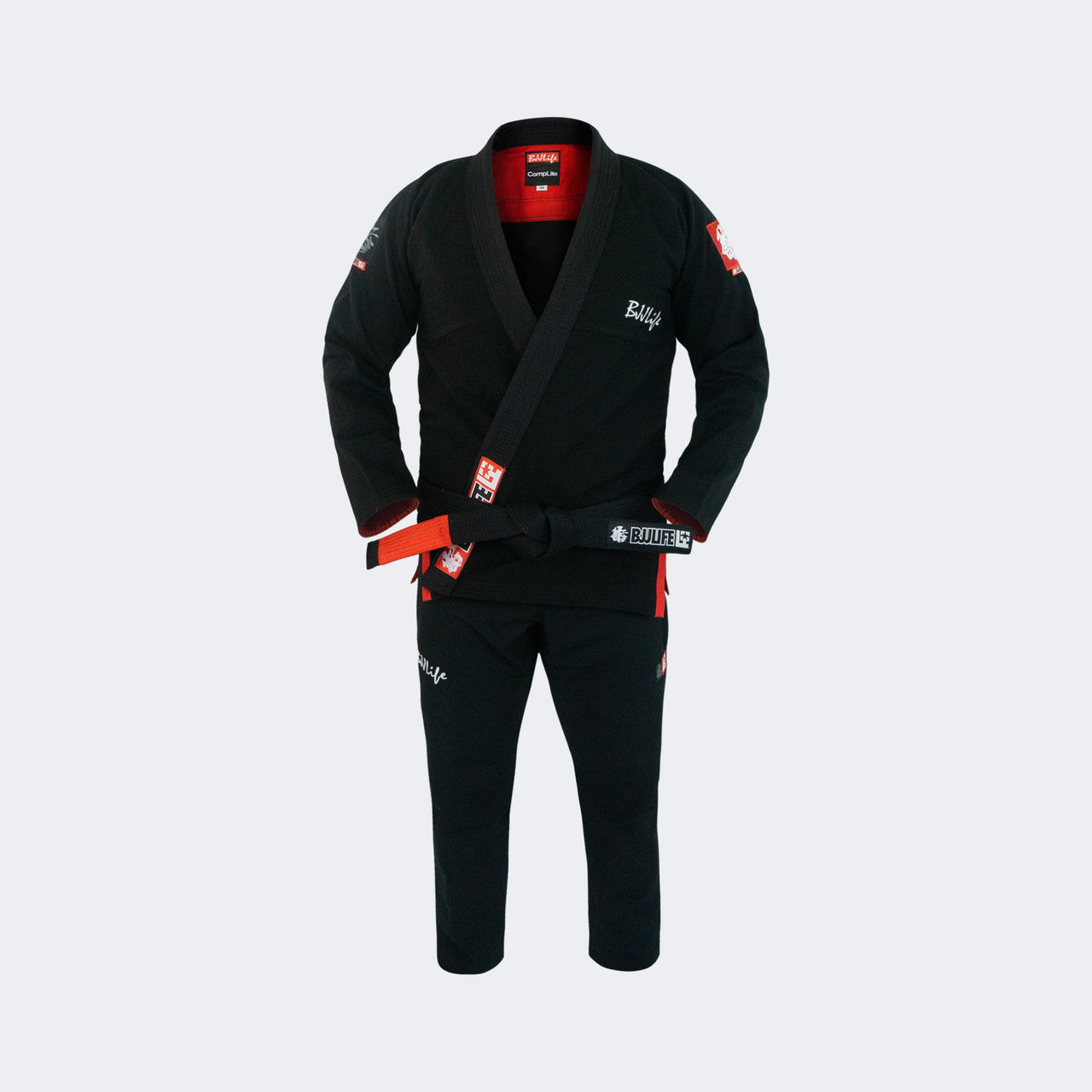 Black BJJ GI, Jiu Jitsu GI, Competition GI, Lightweight gi, fitted bjj gi, fitted jiu jitsu gi, L size bjj GI, H size BJJ GI, BJJ Life GI, CompLite Jiu Jitsu GI