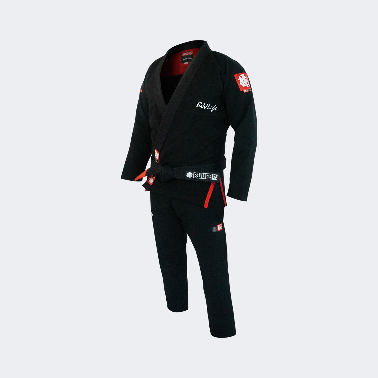 Black BJJ GI, Jiu Jitsu GI, Competition GI, Lightweight gi, fitted bjj gi, fitted jiu jitsu gi, L size bjj GI, H size BJJ GI, BJJ Life GI, CompLite Jiu Jitsu GI