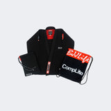 Black BJJ GI, Jiu Jitsu GI, Competition GI, Lightweight gi, fitted bjj gi, fitted jiu jitsu gi, L size bjj GI, H size BJJ GI, BJJ Life GI, CompLite Jiu Jitsu GI