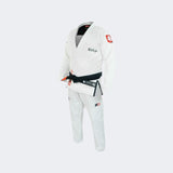 White BJJ GI, Jiu Jitsu GI, Competition GI, Lightweight gi, fitted bjj gi, fitted jiu jitsu gi, L size bjj GI, H size BJJ GI, BJJ Life GI, CompLite Jiu Jitsu GI