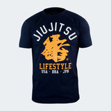 Navy BJJ Lifestyle T-Shirt, BJJ Life Shirt, Jiu Jitsu Shirt
