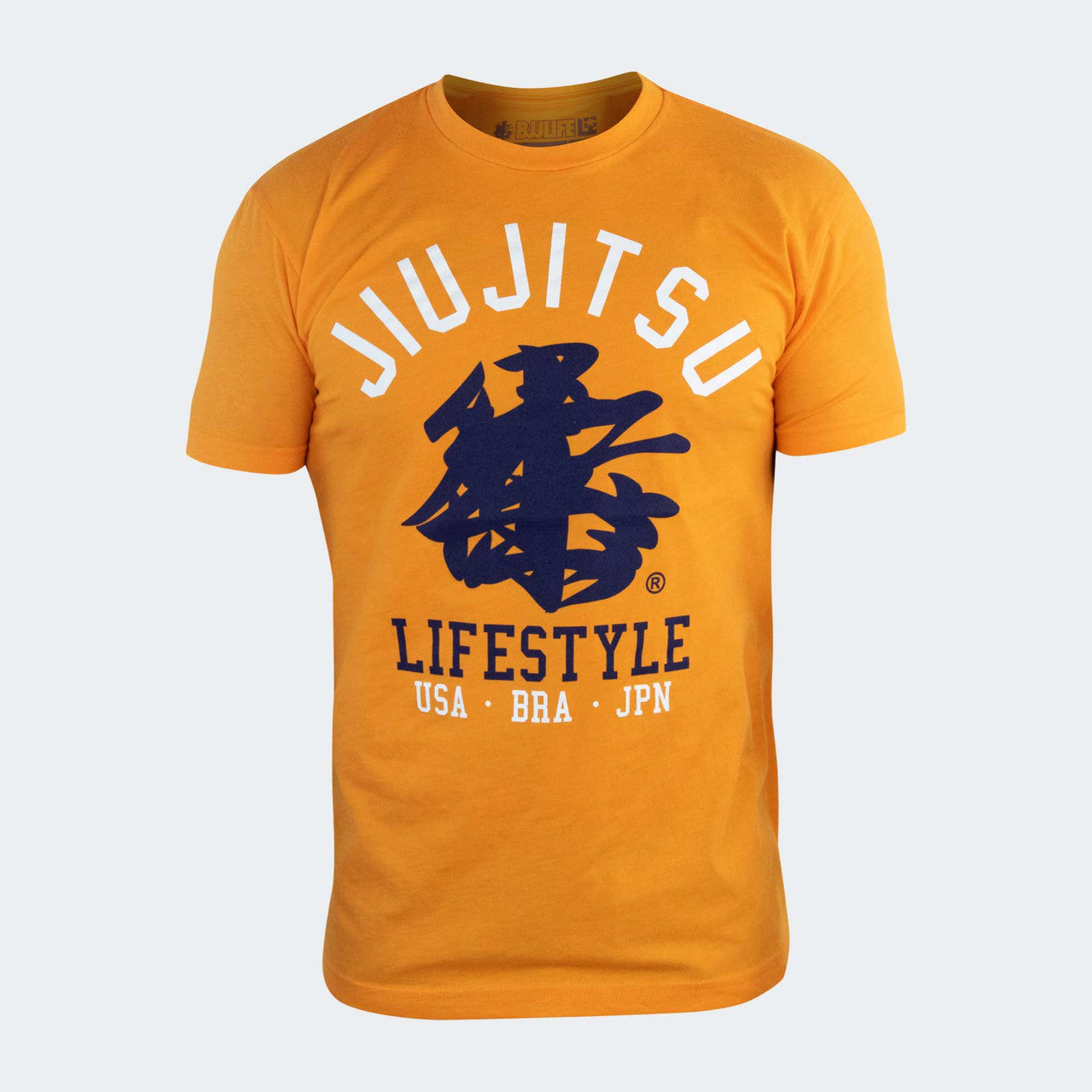 BJJ Life Jiu Jitsu Lifestyle T-Shirt Orange, BJJ Life Shirt, Jiu Jitsu Shirt