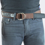 Brown BJJ Life Street Belt, Jiu Jitsu belt you wear with pants, casual bjj belt