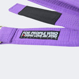 Purple BJJ Life Street Belt, Jiu Jitsu belt you wear with pants, casual bjj belt