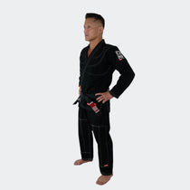 Black BJJ GI - v7 Combat Corner, BJJ GI, Black BJJ GI, Jiu Jitsu uniform, Academy Jiu Jitsu GI, CRNR GI, IBJJF Legal GI, Black Jiu Jitsu GI