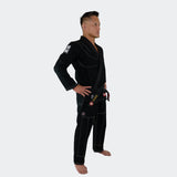Black BJJ GI - v7 Combat Corner, BJJ GI, Black BJJ GI, Jiu Jitsu uniform, Academy Jiu Jitsu GI, CRNR GI, IBJJF Legal GI, Black Jiu Jitsu GI
