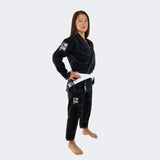 Womens BJJ GI, for jiu jisu training specifically design for female  body types, Womens Jiu Jitsu GI, Female Jiu Jitsu GI, Female Cut GI, Combat Corner GI, Womens Black jiu jitsu Gi, Combat Corner GI, CRNR GI
