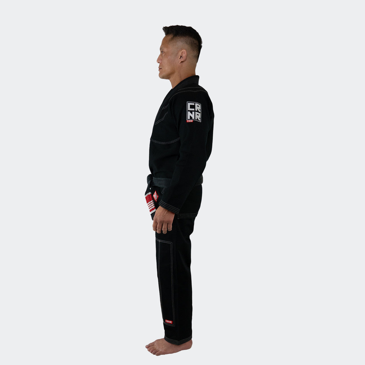 Black BJJ GI - v7 Combat Corner, BJJ GI, Black BJJ GI, Jiu Jitsu uniform, Academy Jiu Jitsu GI, CRNR GI, IBJJF Legal GI, Black Jiu Jitsu GI