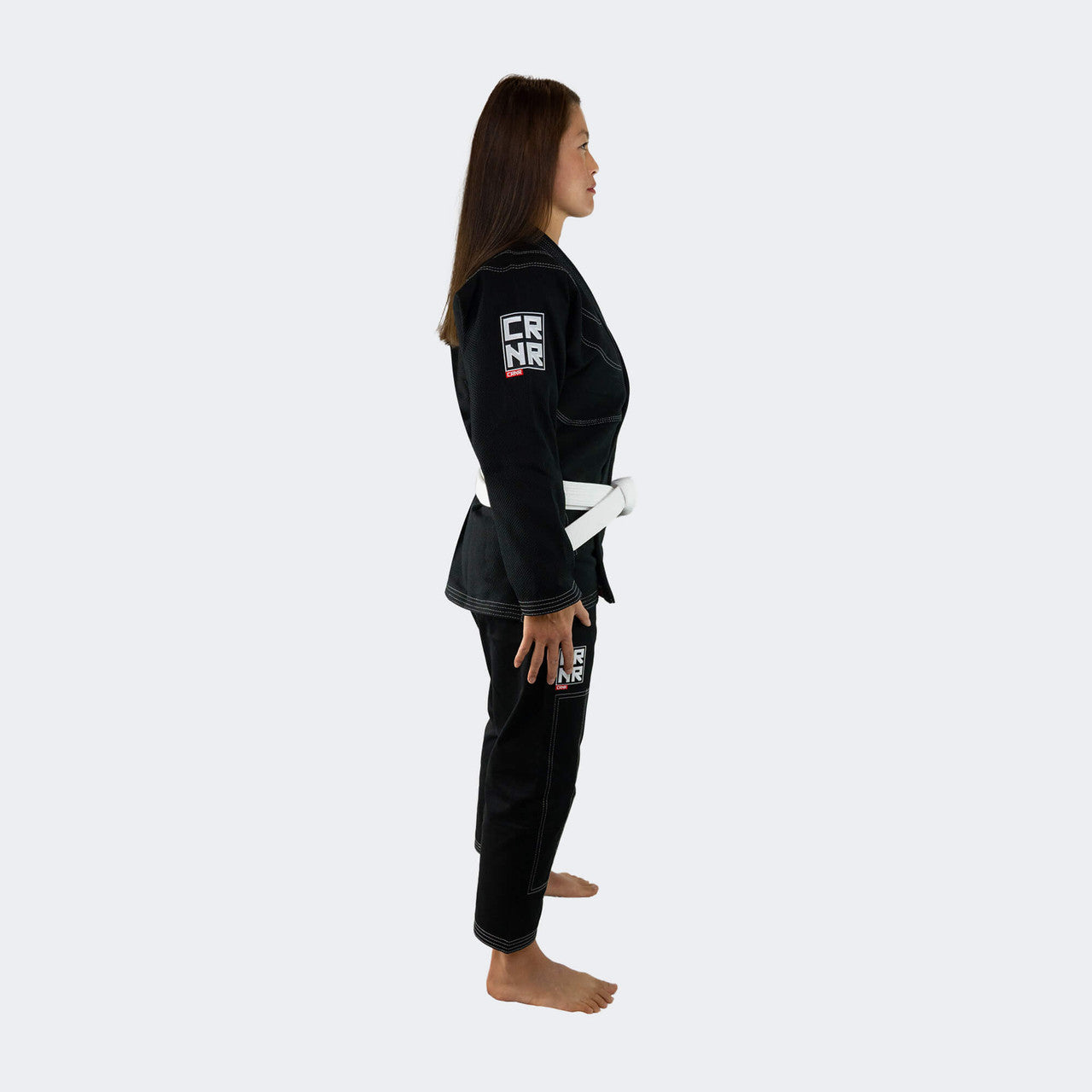 Womens BJJ GI, for jiu jisu training specifically design for female  body types, Womens Jiu Jitsu GI, Female Jiu Jitsu GI, Female Cut GI, Combat Corner GI, Womens Black jiu jitsu Gi, Combat Corner GI, CRNR GI