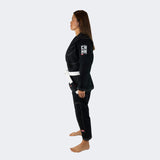 Womens BJJ GI, for jiu jisu training specifically design for female  body types, Womens Jiu Jitsu GI, Female Jiu Jitsu GI, Female Cut GI, Combat Corner GI, Womens Black jiu jitsu Gi, Combat Corner GI, CRNR GI