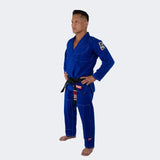 Royal Blue BJJ GI - v6 Combat Corner, BJJ GI, White BJJ GI, Jiu Jitsu uniform, Academy Jiu Jitsu GI, CRNR GI, IBJJF Legal GI, Royal Jiu Jitsu GI