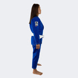 Womens BJJ GI, for jiu jisu training specifically design for female  body types, Womens Jiu Jitsu GI, Female Jiu Jitsu GI, Female Cut GI, Combat Corner GI, Womens Royal Blue jiu jitsu Gi, Combat Corner GI, CRNR GI