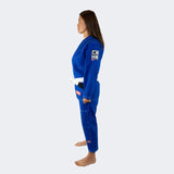 Womens BJJ GI, for jiu jisu training specifically design for female  body types, Womens Jiu Jitsu GI, Female Jiu Jitsu GI, Female Cut GI, Combat Corner GI, Womens Royal Blue jiu jitsu Gi, Combat Corner GI, CRNR GI