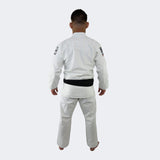 White BJJ GI - v6 Combat Corner, BJJ GI, White BJJ GI, Jiu Jitsu uniform, Academy Jiu Jitsu GI, CRNR GI, IBJJF Legal GI, White Jiu Jitsu GI
