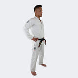 White BJJ GI - v6 Combat Corner, BJJ GI, White BJJ GI, Jiu Jitsu uniform, Academy Jiu Jitsu GI, CRNR GI, IBJJF Legal GI, White Jiu Jitsu GI