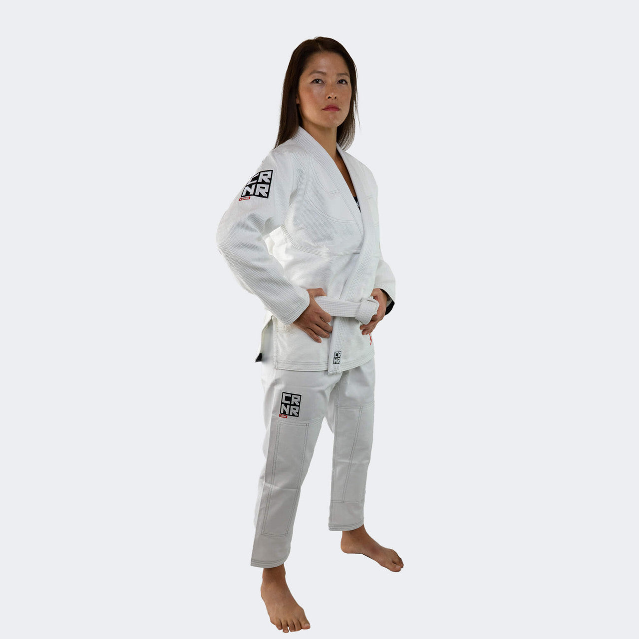 Womens BJJ GI, for jiu jisu training specifically design for female  body types, Womens Jiu Jitsu GI, Female Jiu Jitsu GI, Female Cut GI, Combat Corner GI, Womens White jiu jitsu Gi, Combat Corner GI, CRNR GI