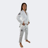 Womens BJJ GI, for jiu jisu training specifically design for female  body types, Womens Jiu Jitsu GI, Female Jiu Jitsu GI, Female Cut GI, Combat Corner GI, Womens White jiu jitsu Gi, Combat Corner GI, CRNR GI