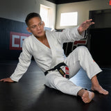 White BJJ GI - v6 Combat Corner, BJJ GI, White BJJ GI, Jiu Jitsu uniform, Academy Jiu Jitsu GI, CRNR GI, IBJJF Legal GI, White Jiu Jitsu GI
