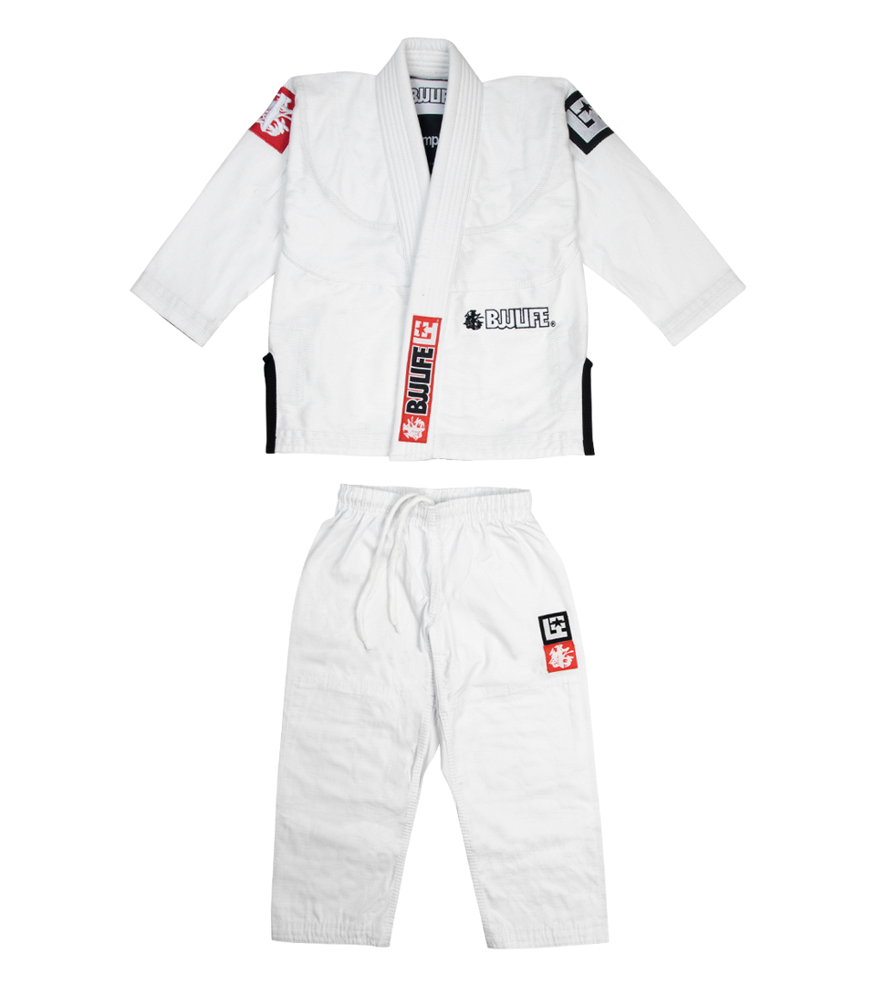 White kids BJJ GI, Kids Jiu Jitsu GI