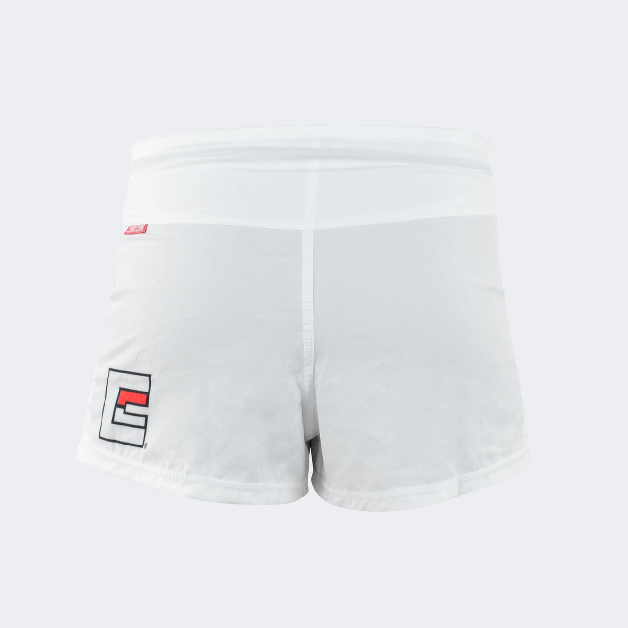 White boss shorts, mma shorts, combat corner shorts, crnr shorts, fight shorts