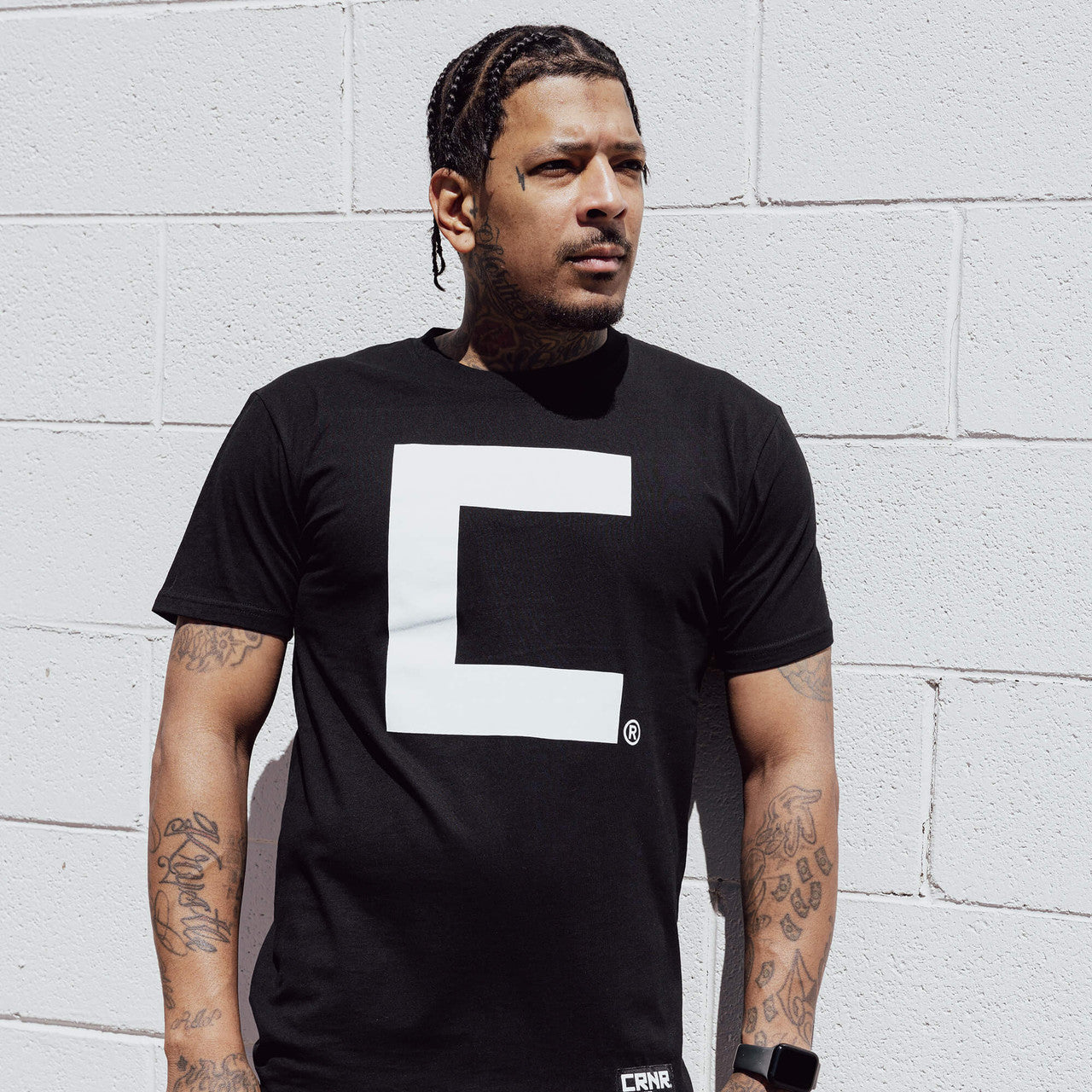 CRNR T-Shirt, Combat Corner T-Shirt, Big C T-Shirt