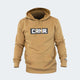 Boxed Logo Heavyweight Hooded Sweatshirt | Camel