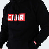 Boxed Logo Heavyweight Hooded Sweatshirt Black, CRNR Hooded Sweatshirt, CRNR Hoodie, CRNR Sweatshirt, Combat Corner Hooded Sweatshirt