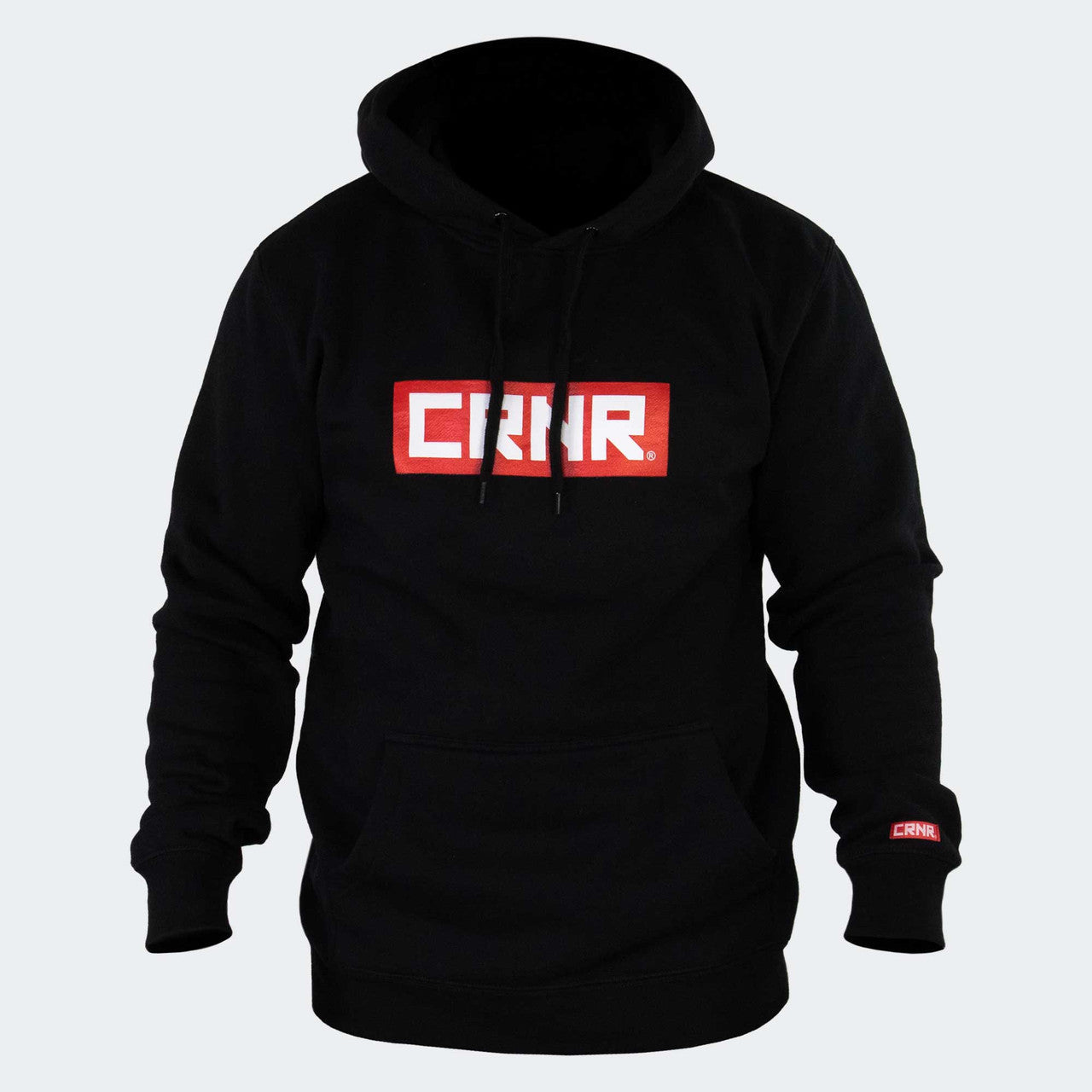 Boxed Logo Heavyweight Hooded Sweatshirt Black, CRNR Hooded Sweatshirt, CRNR Hoodie, CRNR Sweatshirt, Combat Corner Hooded Sweatshirt