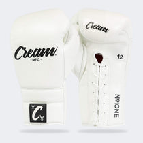 Cream Boxing Gloves, Lace Up Boxing Gloves, Sparring Boxing Gloves, 16 oz. Boxing Gloves, Winning Boxing Gloves, Japanese Boxing Gloves
